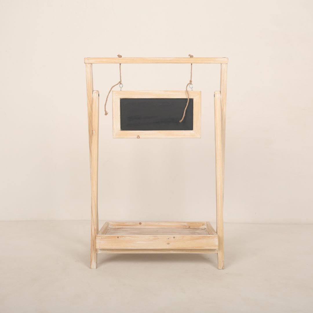 Wooden baby prop bed designed for newborn photoshoots, featuring a minimalist design with soft, cozy bedding for creating adorable and timeless setups.