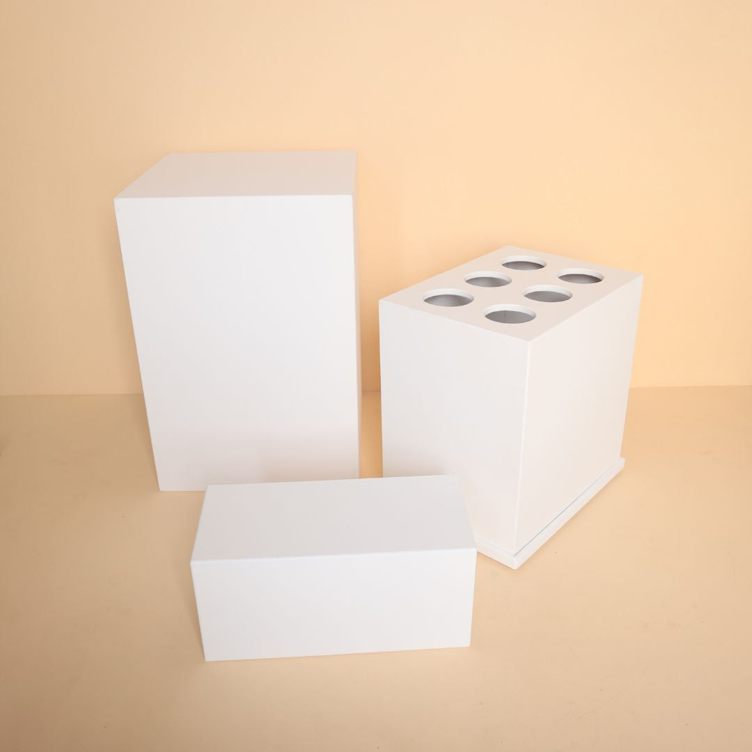 Posing box set for fashion and maternity photo sessions