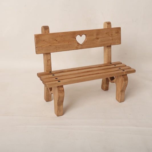 This is a garden bench baby prop for baby photoshoot.