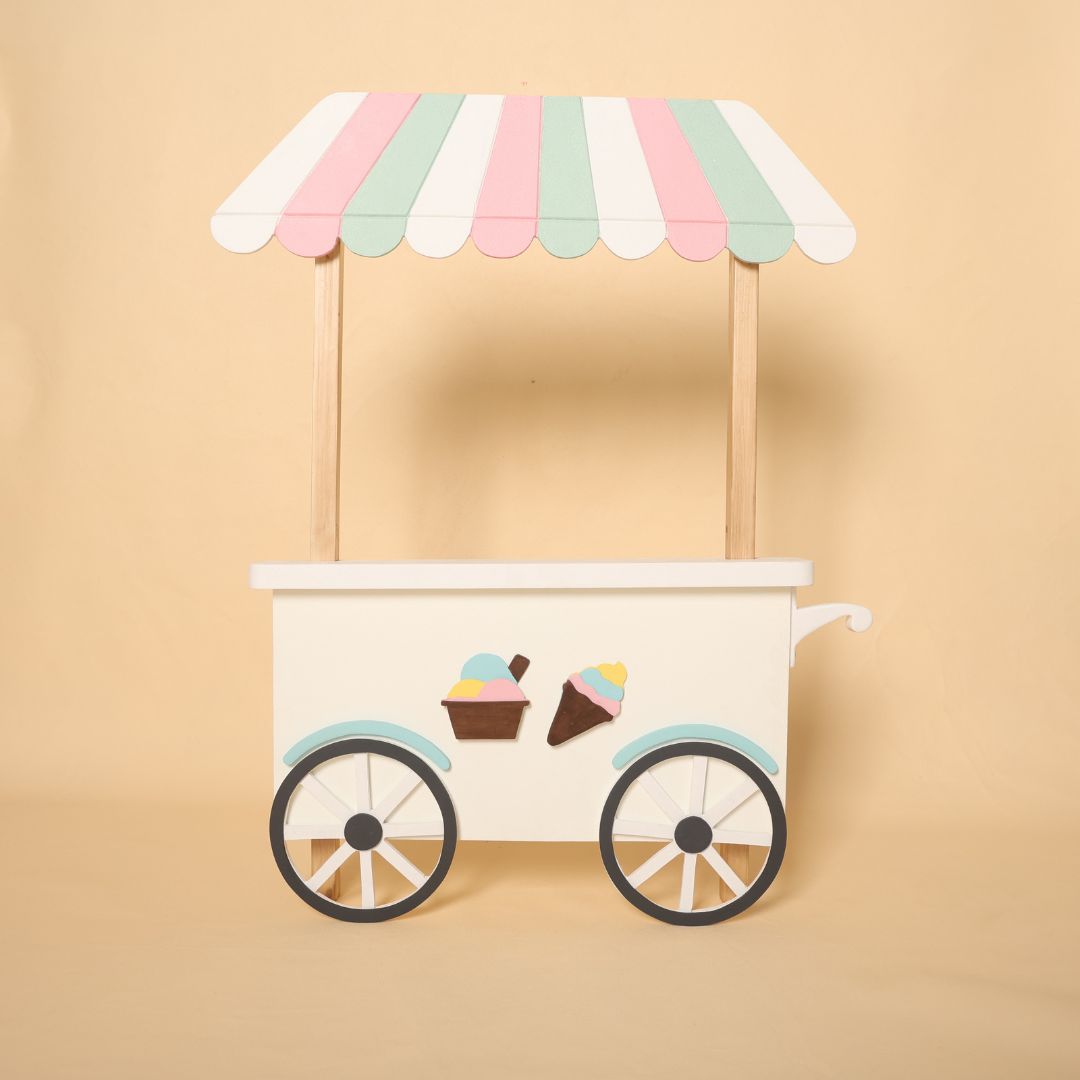 Ice Cream Candy Cart – Baby Photoshoot Prop