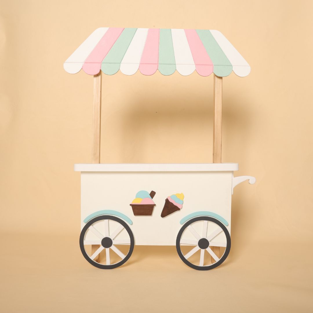 Ice Cream Candy Cart – Baby Photoshoot Prop