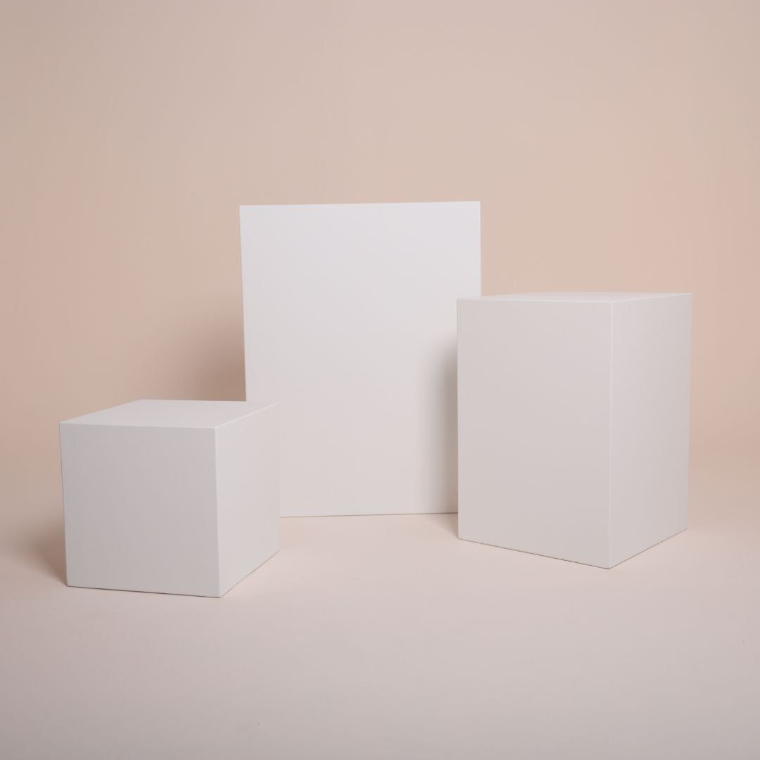 Modern posing props made of MDF for professional studio use