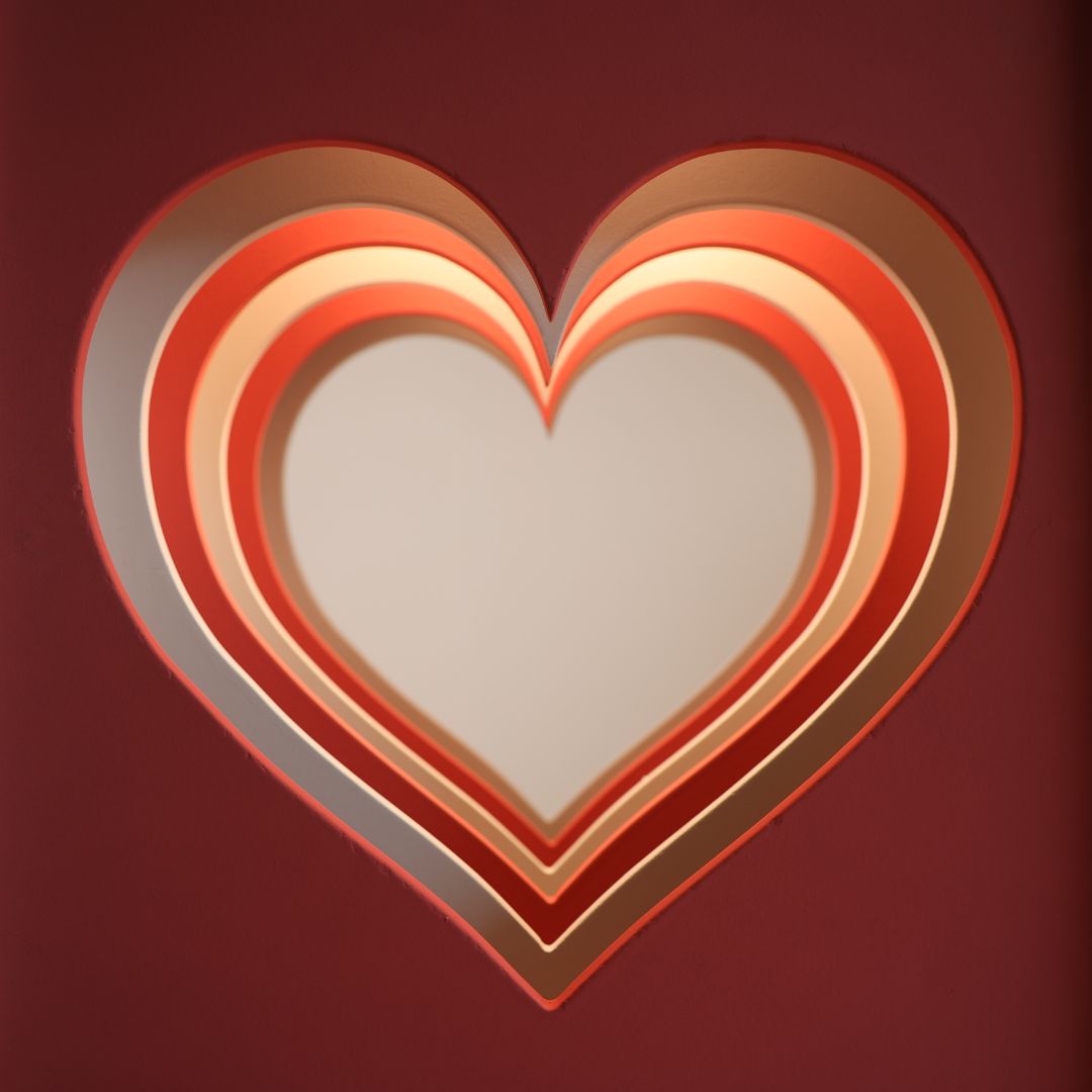 Heart shape snap thru frame for Valentine baby photoshoot