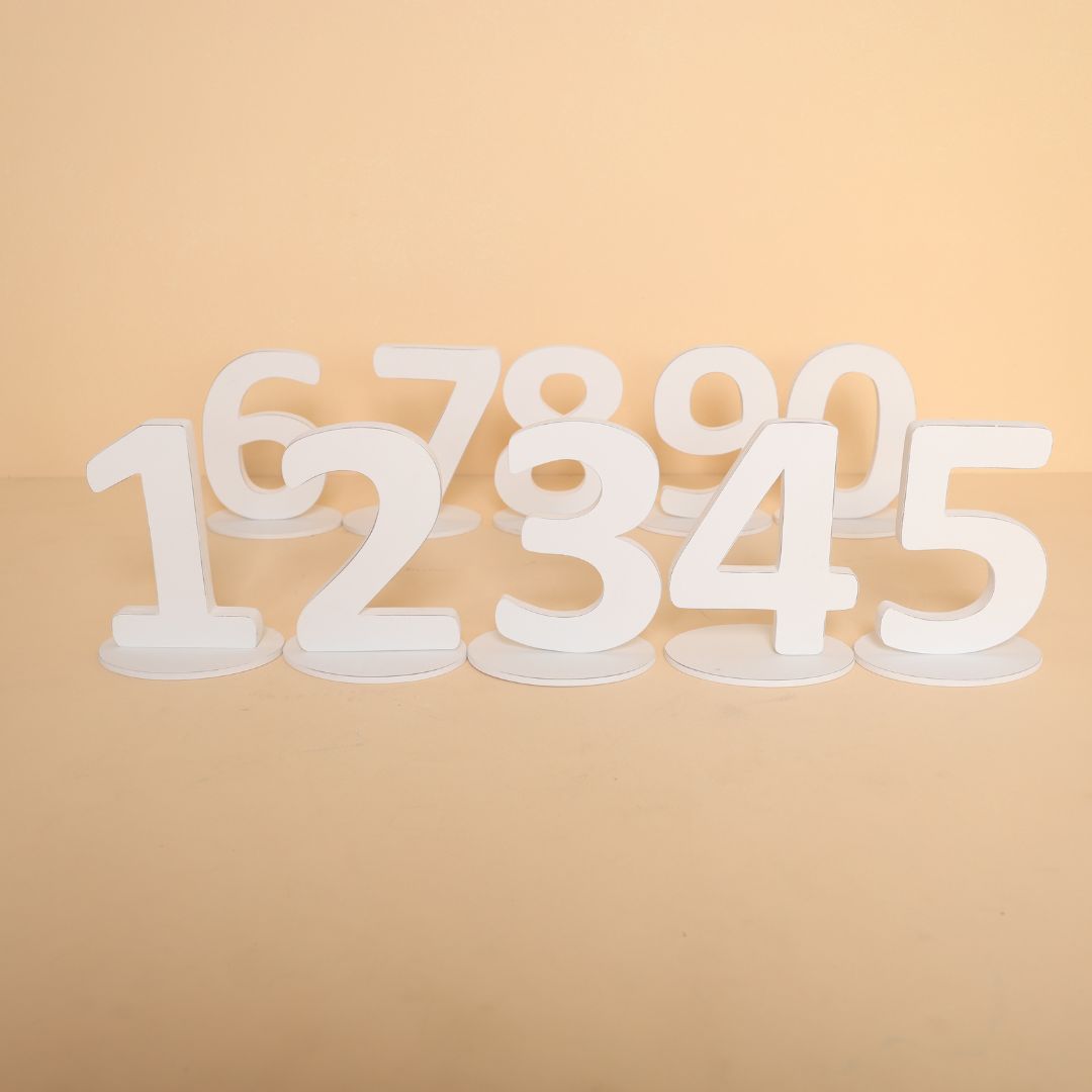 0–9 numbers prop set used for baby milestone photography