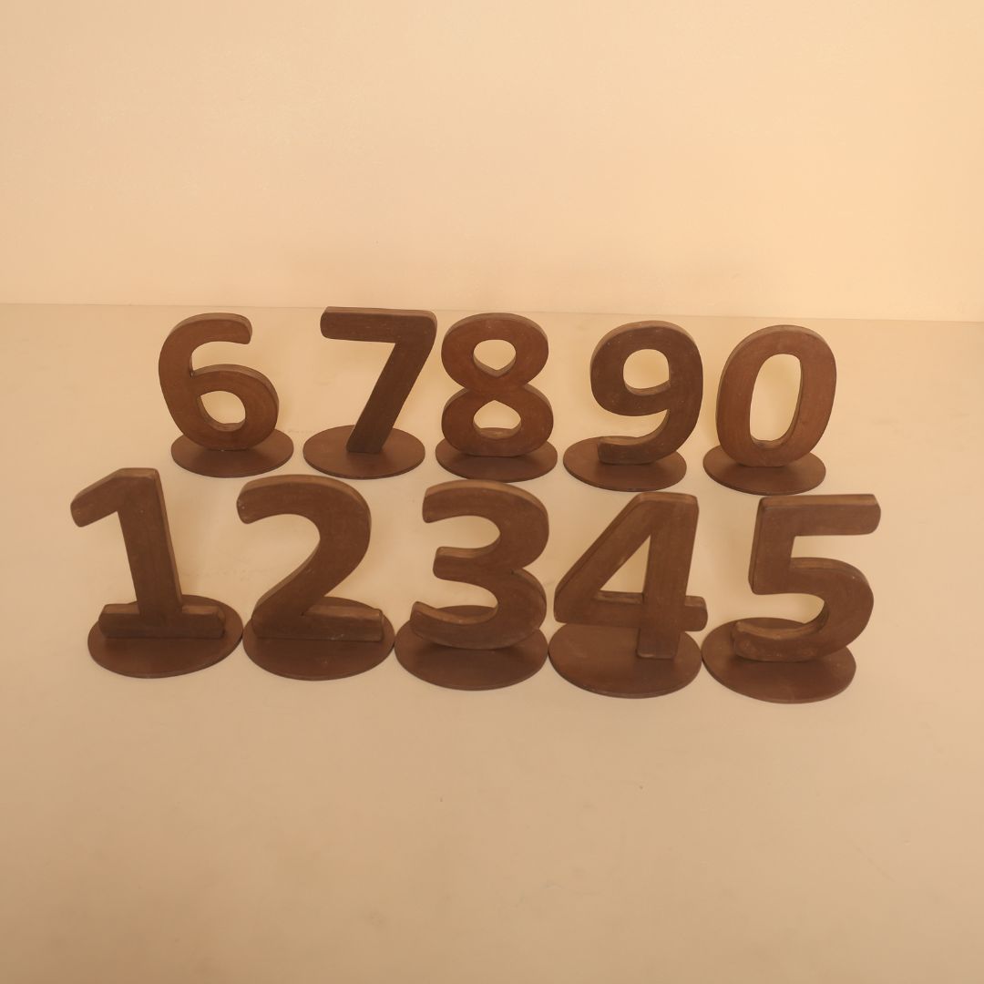 0–9 numbers prop set used for baby milestone photography