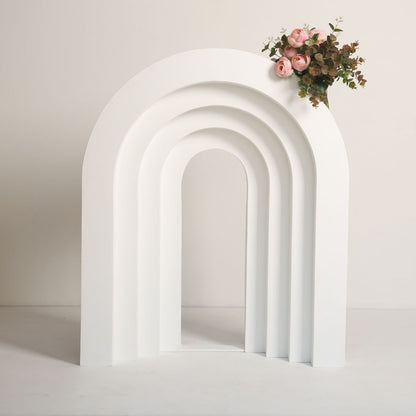 Elegant arch wall prop for maternity and newborn photoshoots - timeless and stylish backdrop.
