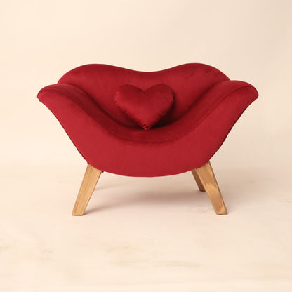 Lip Sofa Newborn & Sitter Baby Prop – Perfect for Playful Photoshoots