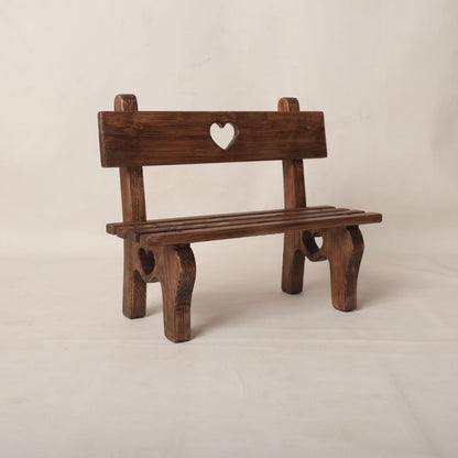 This is a garden bench baby prop for baby photoshoot.