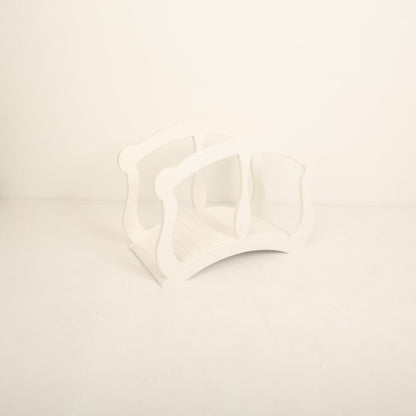 Wooden bridge baby prop designed for baby photoshoots, ideal for creating charming and whimsical bridge-themed setups.