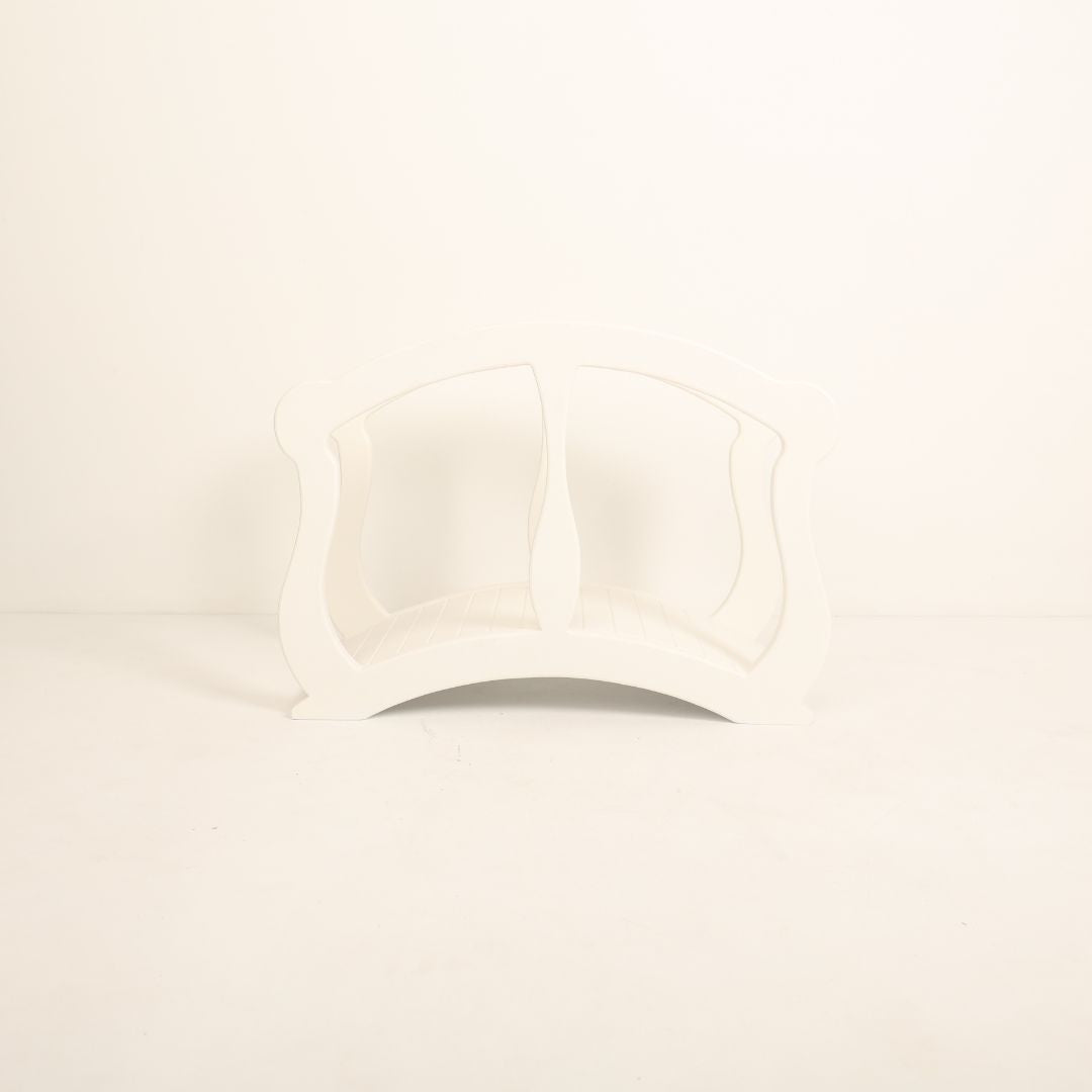 Wooden bridge baby prop designed for baby photoshoots, ideal for creating charming and whimsical bridge-themed setups.