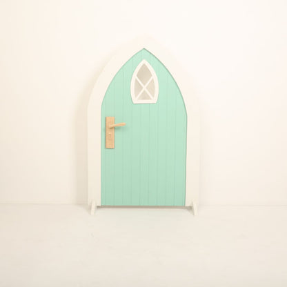Wooden door and gate baby prop designed for professional photographers, ideal for versatile baby photoshoot setups.