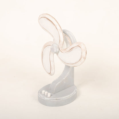 Vintage-inspired fan baby prop styled for a cozy baby photoshoot setup, featuring soft edges and charming details