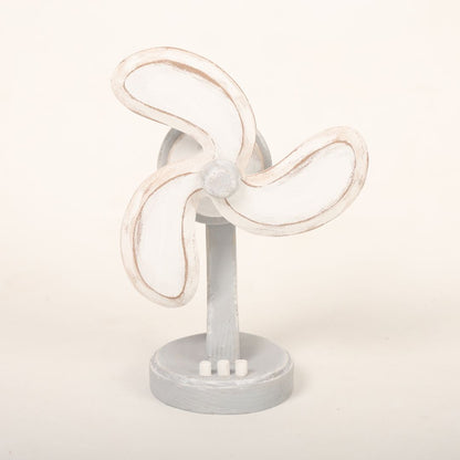 Vintage-inspired fan baby prop styled for a cozy baby photoshoot setup, featuring soft edges and charming details