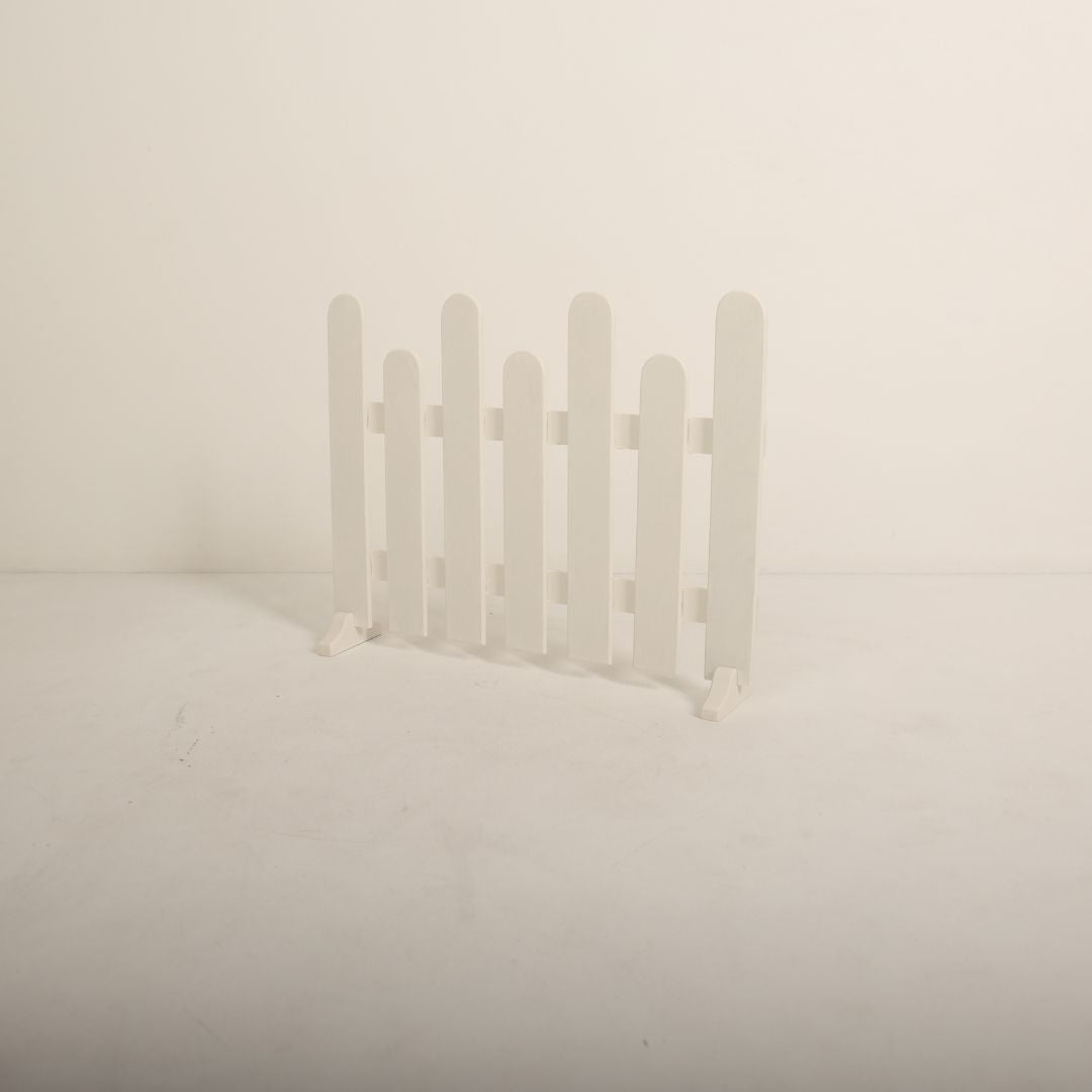 wooden fence baby prop designed for photographers, perfect as a filler to enhance themed baby photoshoot setups.