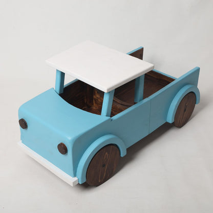 Blue Pickup Truck Baby Prop for Newborn & Toddler Photoshoots