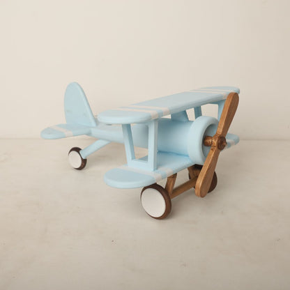 Vintage Biplane Baby Photoshoot Prop – Airplane Theme Photography Prop