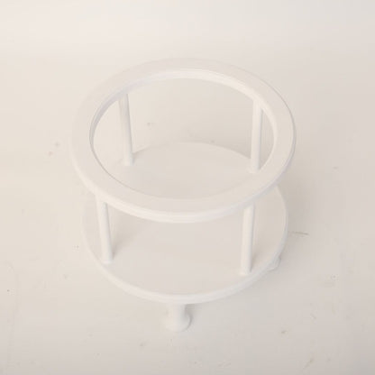 This is a low height round shaped cradle for sitter baby for baby photoshoot sessions.