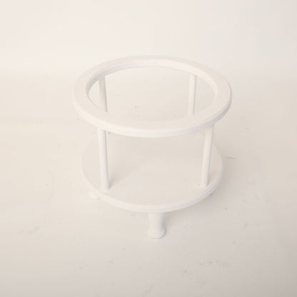 This is a low height round shaped cradle for sitter baby for baby photoshoot sessions.