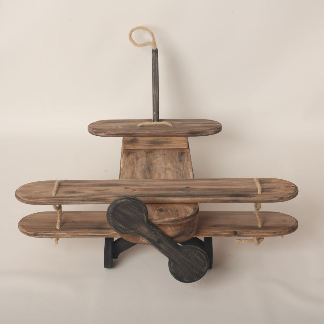 This biplane baby prop for baby photoshoot.