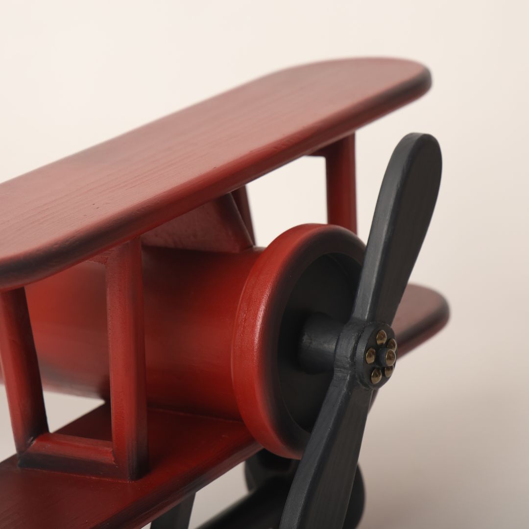 Vintage Biplane Baby Photoshoot Prop – Airplane Theme Photography Prop