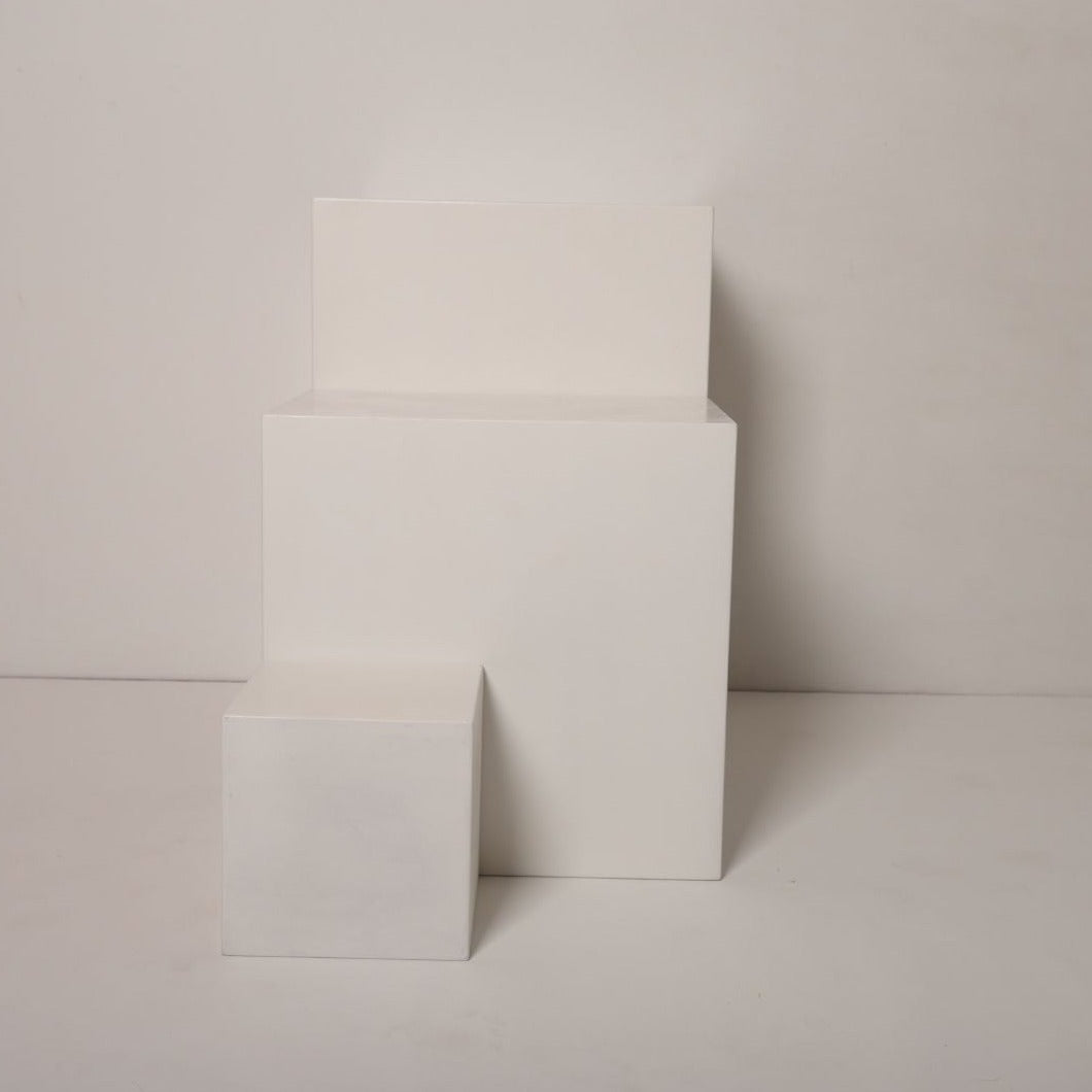 Posing boxes for photoshoot.