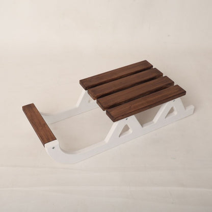 This is a Christmas sledge baby prop for photoshoot.
