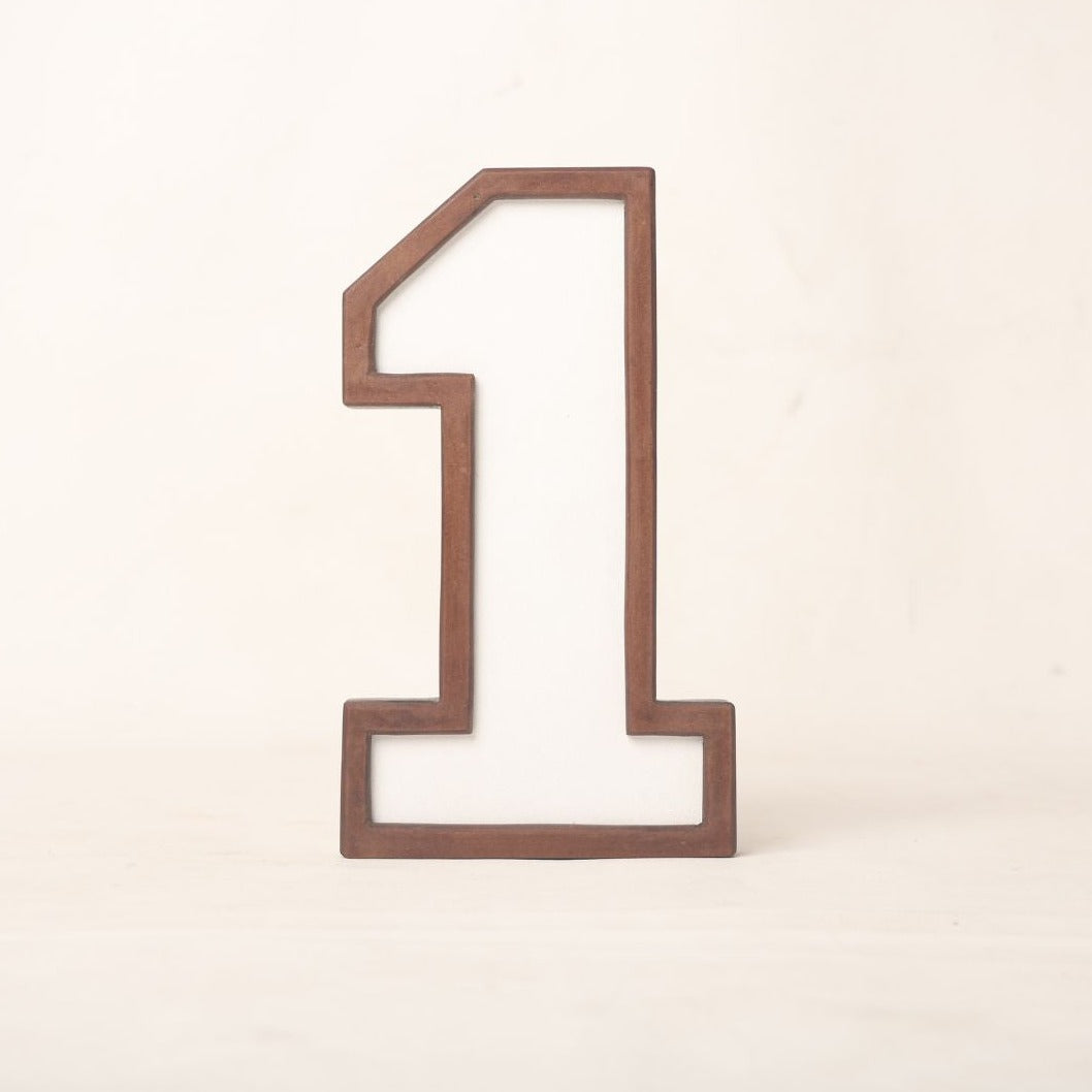this is a number 1 baby prop to mark first birthday photoshoot.