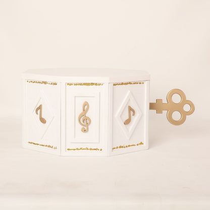 This is a musical box baby prop for baby photoshoot.