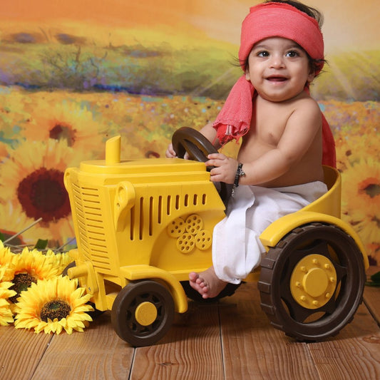 Tractor Baby Photoshoot Prop – Farm Theme Photography Prop