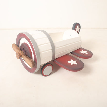 Aeroplane baby photoshoot prop for aviation-themed newborn photography, featuring a playful design ideal for creative baby photoshoots.