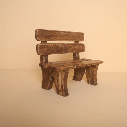 Baby photoshoot bench prop for newborn and toddler photography sessions