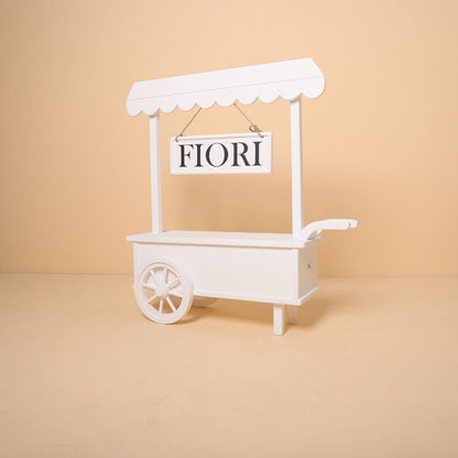 Multipurpose baby photoshoot cart prop for fruit, lemonade and ice cream themes