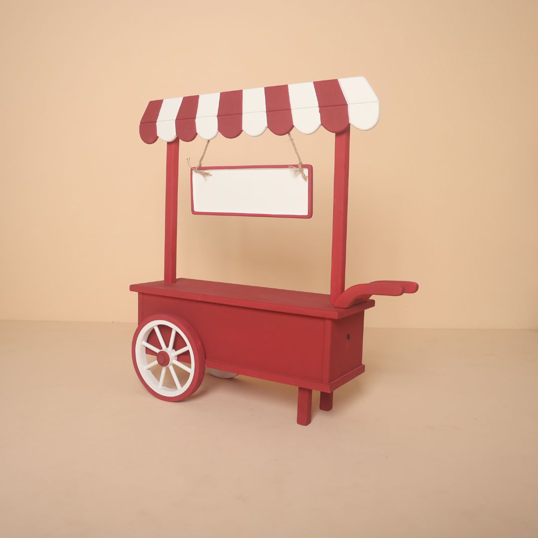 Multipurpose baby photoshoot cart prop for fruit, lemonade and ice cream themes