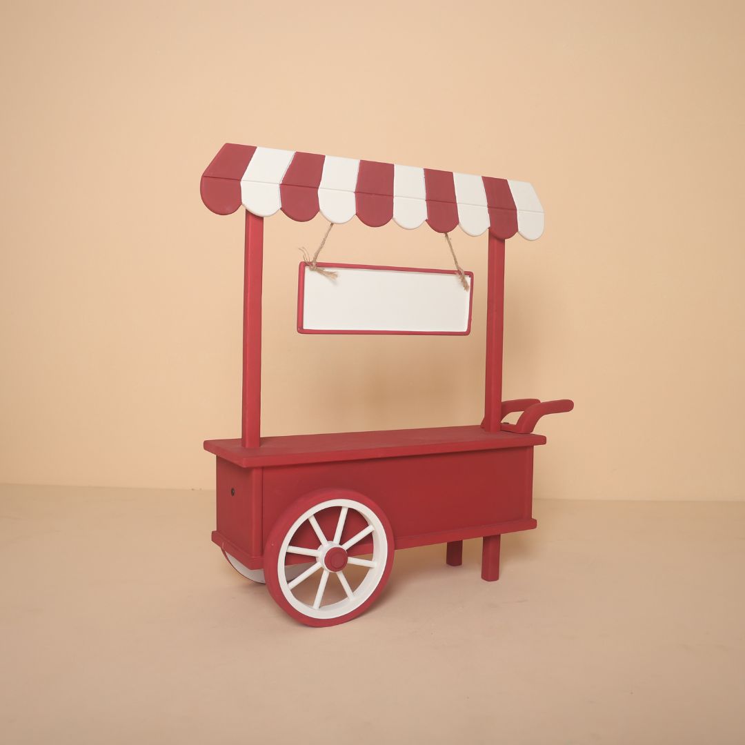 Multipurpose baby photoshoot cart prop for fruit, lemonade and ice cream themes