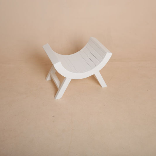 Wooden bench baby photoshoot prop for sitter session premium photography prop