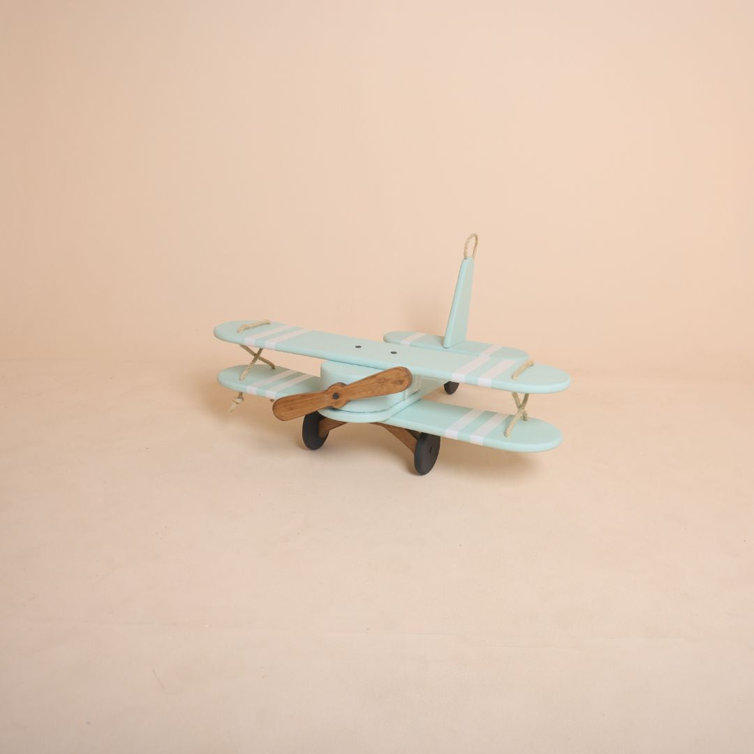 Biplane baby photoshoot prop used in newborn and milestone photography
