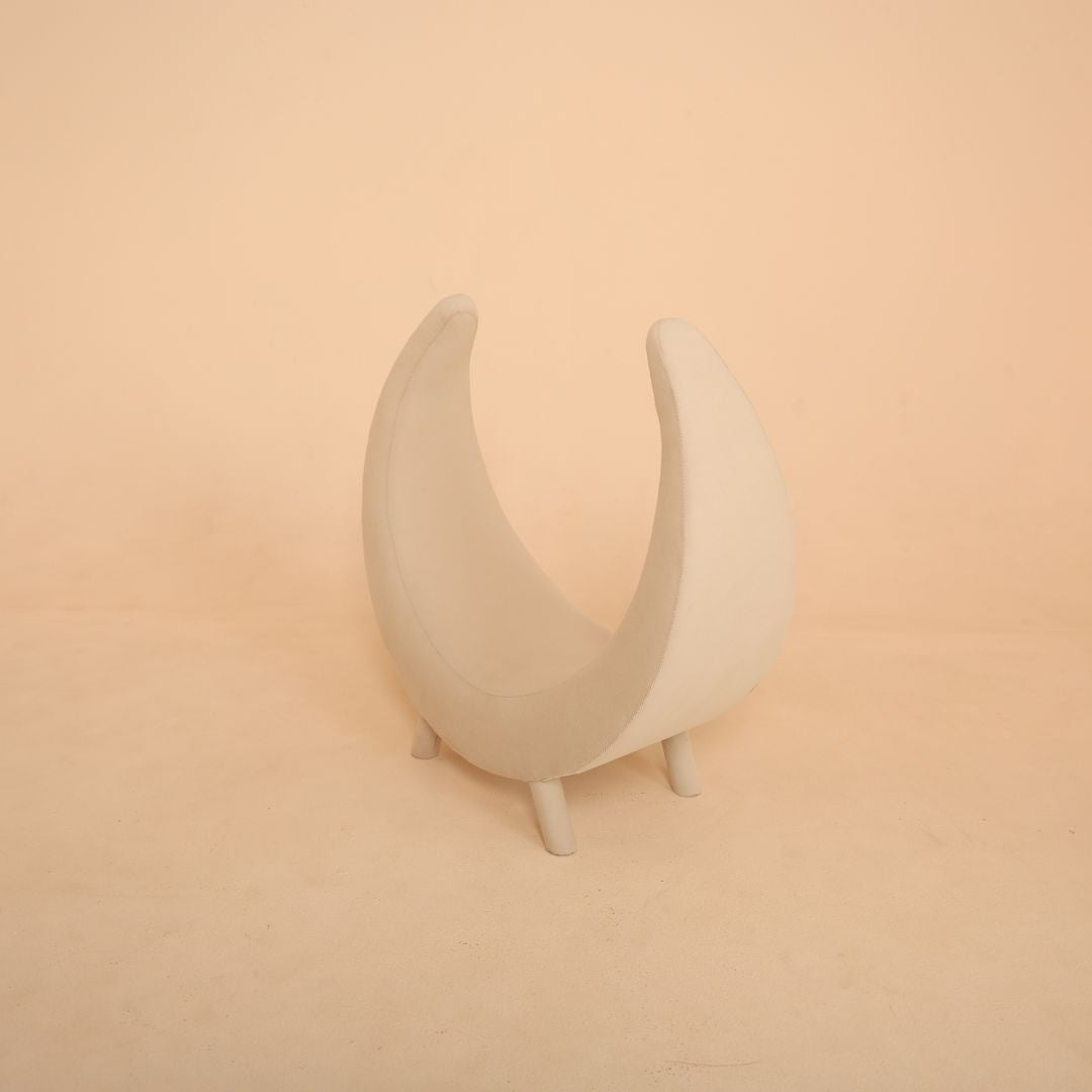 Crescent Moon Sofa baby prop for newborn and sitter toddler photography sessions