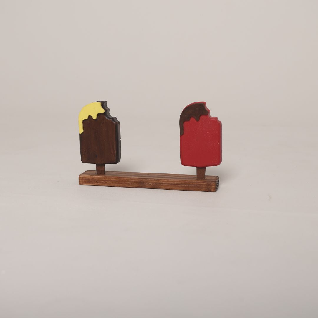 Ice cream prop for baby photoshoot, perfect for candy and dessert-themed photography setups