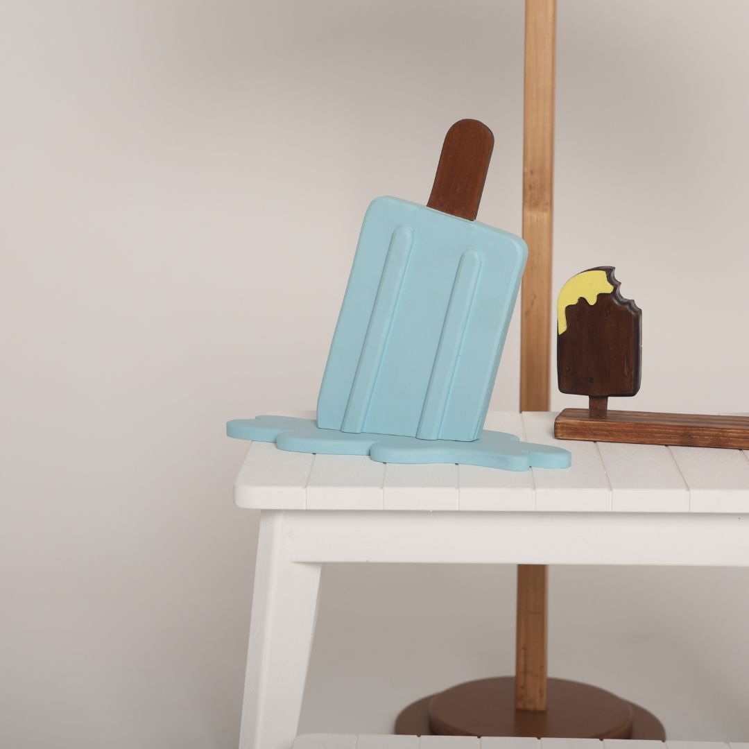 Ice cream prop for baby photoshoot, perfect for candy and dessert-themed photography setups