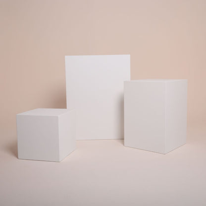 Modern posing props made of MDF for professional studio use