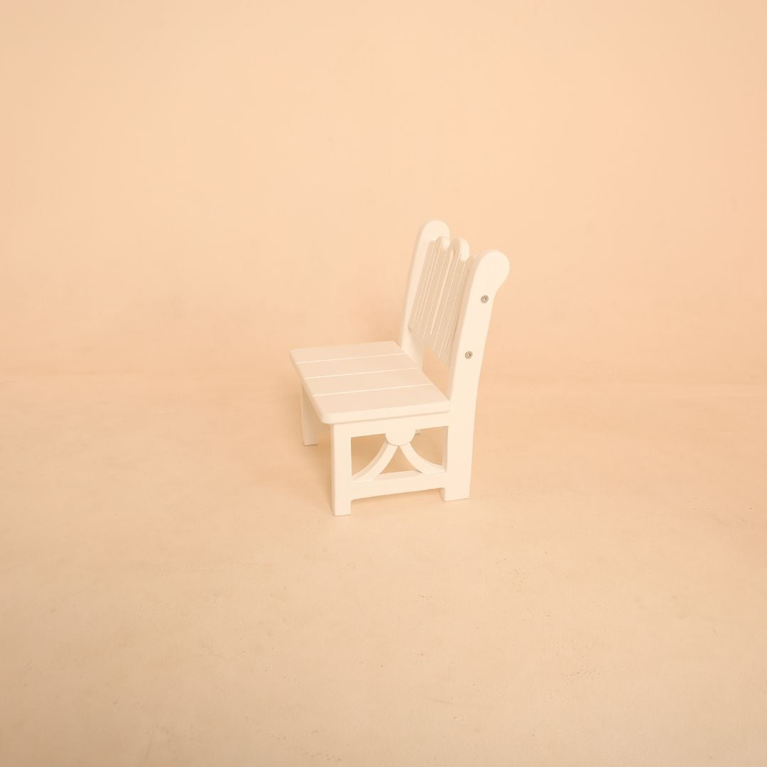 Picnic style chair baby photoshoot prop for professional newborn photography