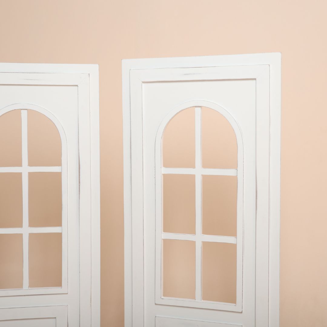 Wooden rustic door prop used in baby photography setup