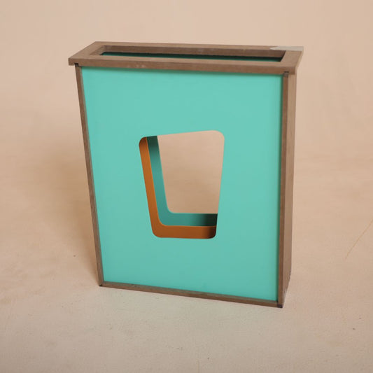 Snap-Thru frame placed in front of camera lens for photographers to click creative photos