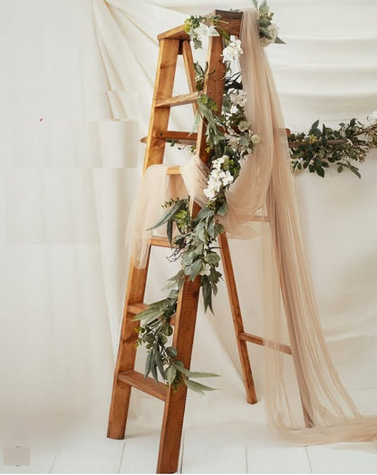 Stylish high ladder prop designed for creative maternity and fashion photoshoots