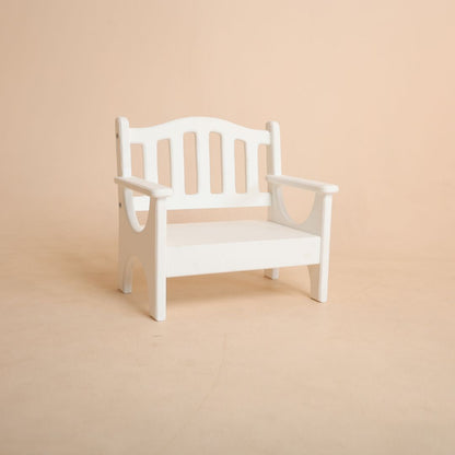 Toddler bench prop for photoshoot with sturdy build and stylish look for creative setups