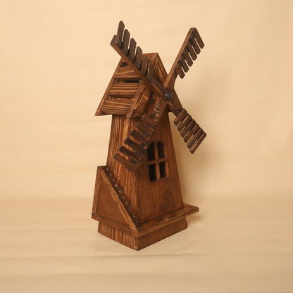 Windmill baby photoshoot prop – rustic and whimsical prop for newborn and toddler photography sessions