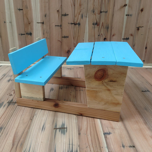 School desk baby prop designed for newborn photoshoots, featuring a rustic wooden design with vintage classroom charm.